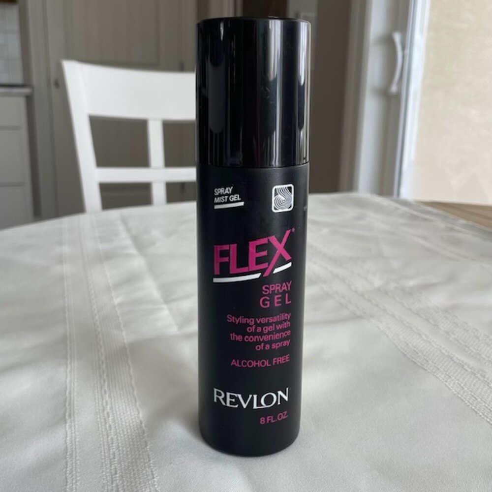 Vintage Revlon Flex Spray Gel Styling Versatility Alcohol Free - 8 oz - NEW